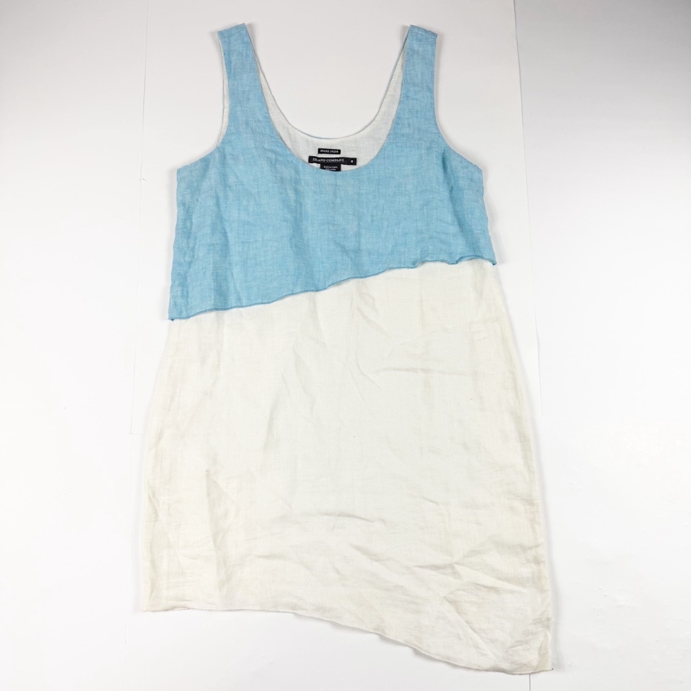 Island Company Light Blue Linen Dress‎